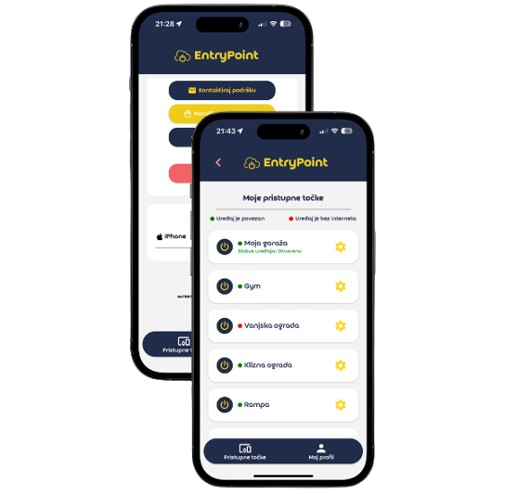 Aplikacija za garaže i vrata