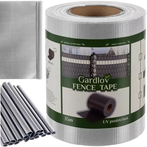 Traka za ograde 19cmx35m 450g/m2 siva