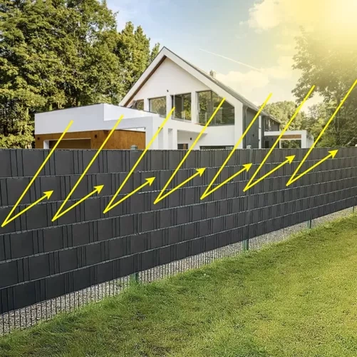 Traka za ograde 19cmx35m 450g/m2 antracit