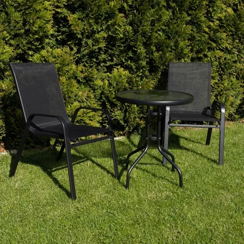 Set stolica i stol Steel