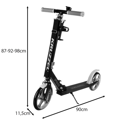 Spidoo scooter black dječji roomobil