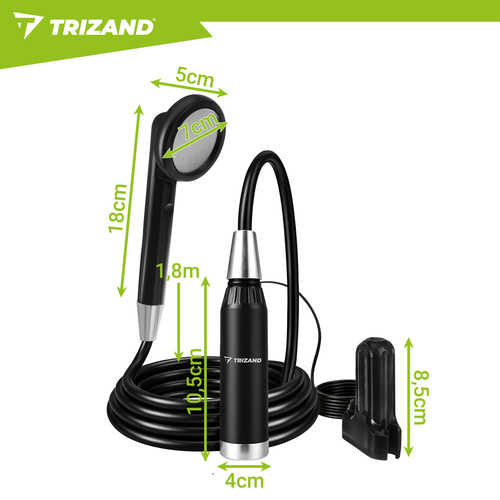 Trizand prijenosni tuš 8.2x6.8x2.18cm