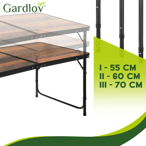 Gardlov sklopivi vrtni stol + 4 stolice