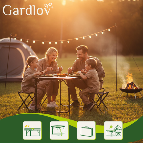 Gardlov sklopivi vrtni stol + 4 stolice