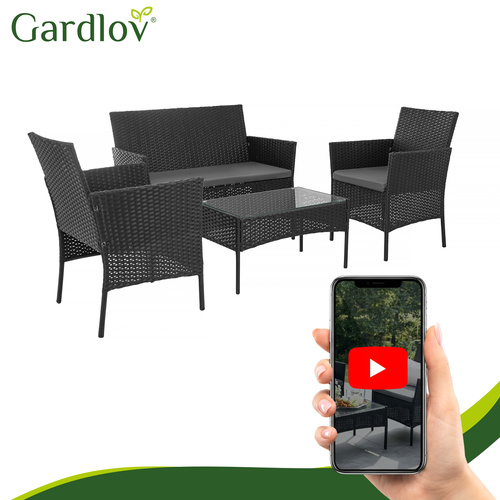 Vrtni namještaj od ratana Gardlov Black