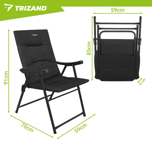 Trizand kamp stolica 59x70x91cm